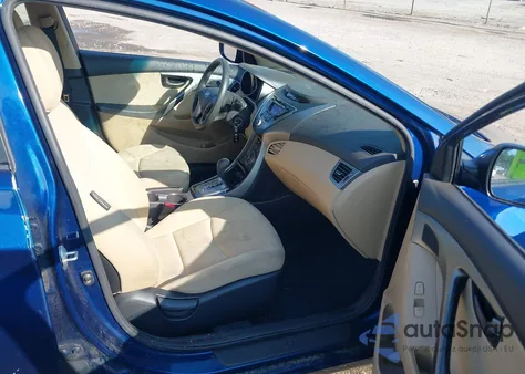 2013 Hyundai Elantra Gls from USA, damaged, VIN KMHDH4AEXDU598166